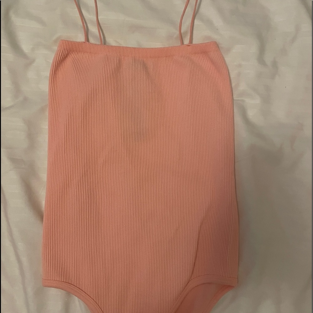 Zara peach bodysuit